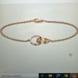 LOVE bracelet 18 K rose gold